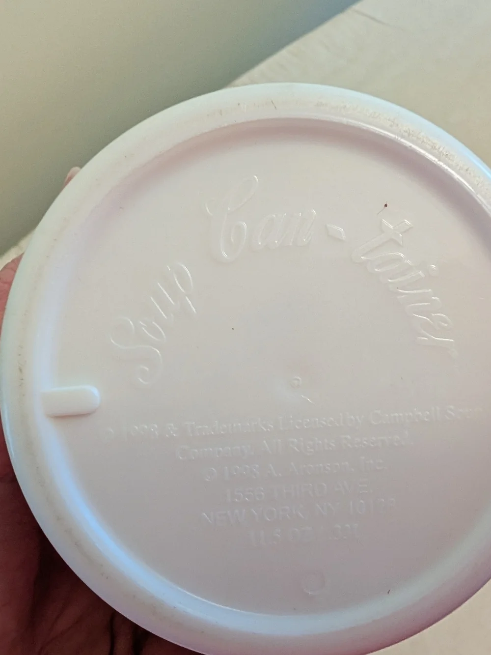 Campbell's Red & White Insulated Soup Container